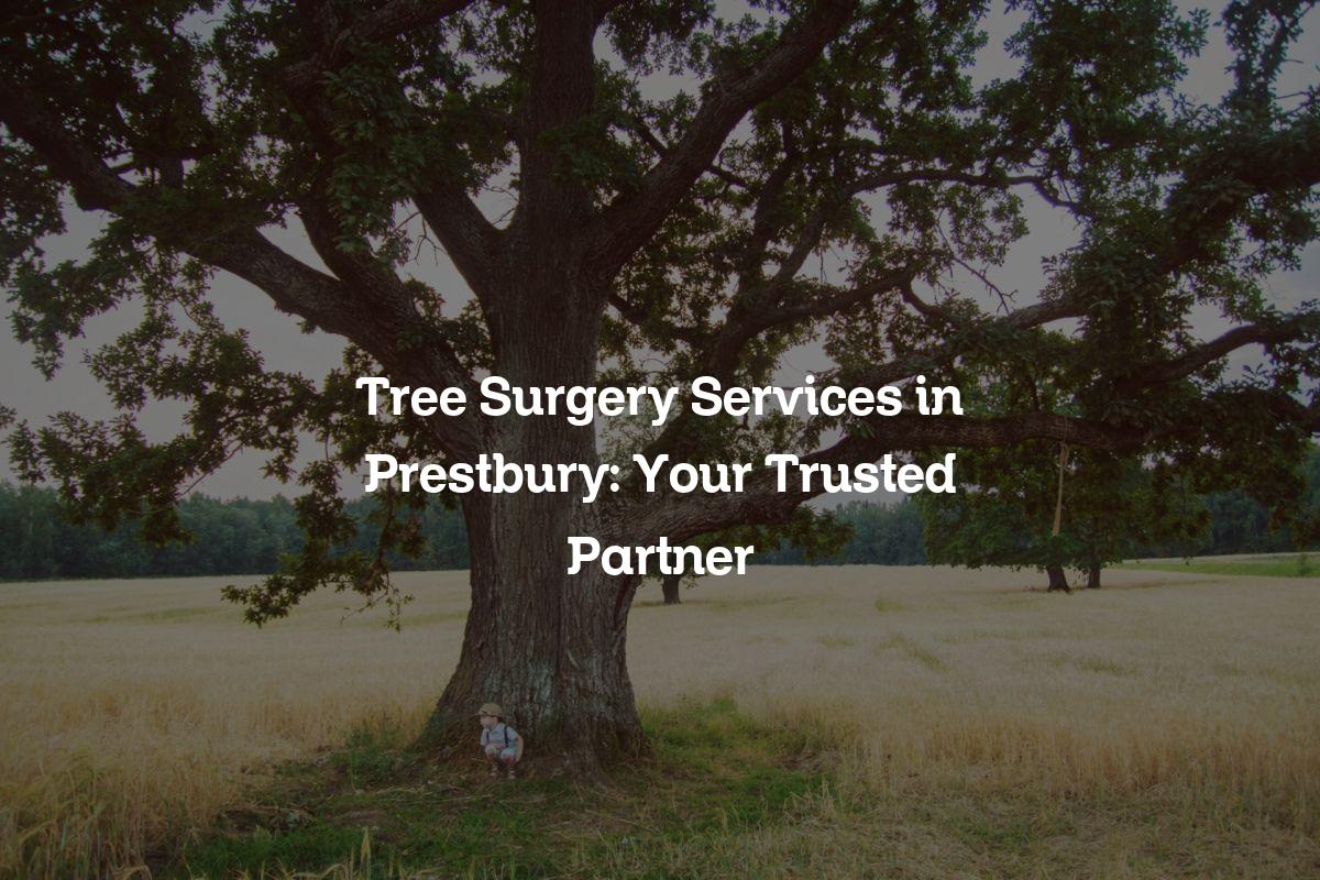 You are currently viewing Tree Surgery Services in Prestbury: Your Trusted Partner