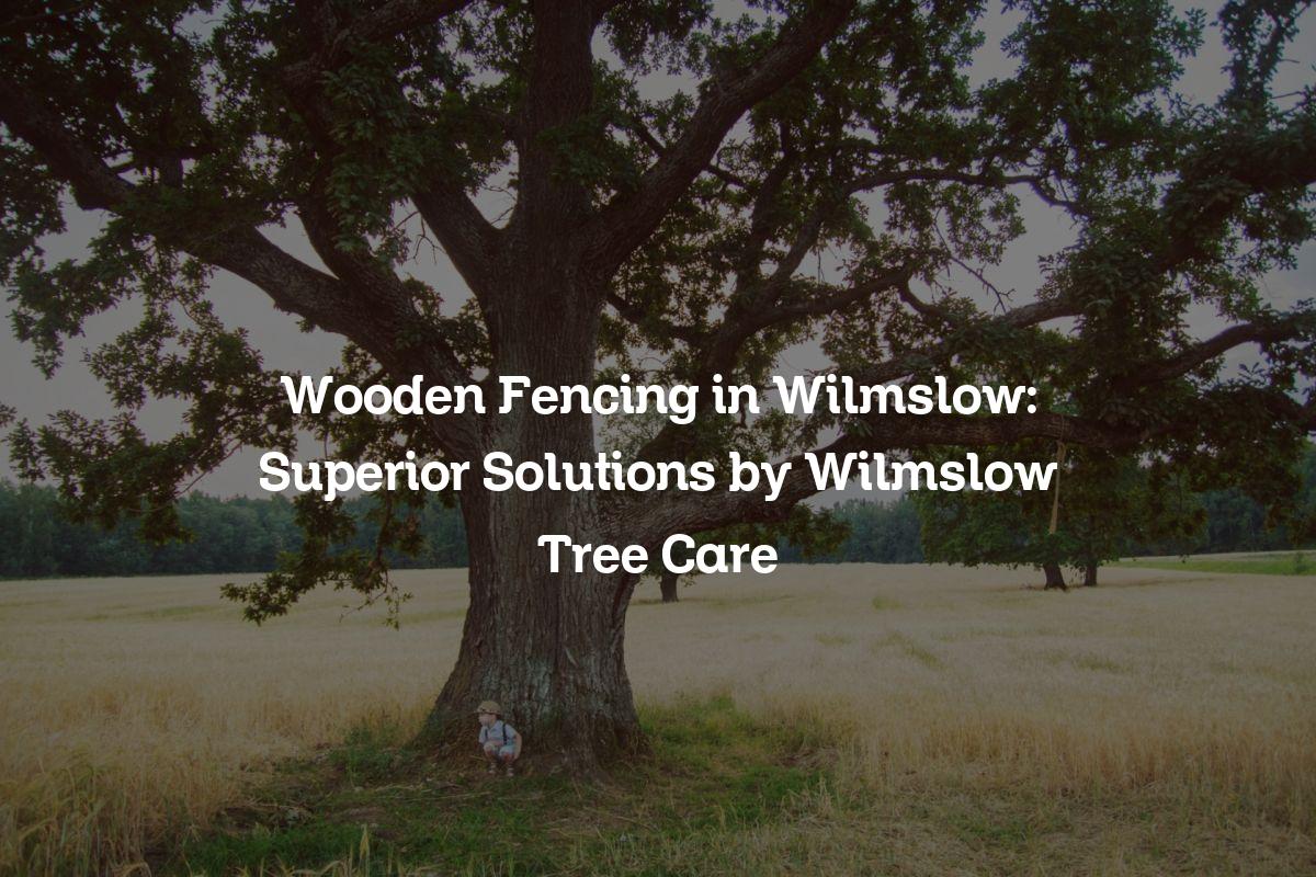 You are currently viewing Wooden Fencing in Wilmslow: Superior Solutions by Wilmslow Tree Care